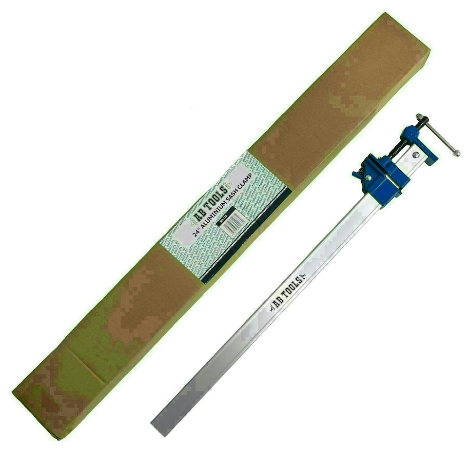 image 1 of 24" (600mm) Aluminium Sash Clamp Grip Bench Work Holder Vice Slide Cramp x 2