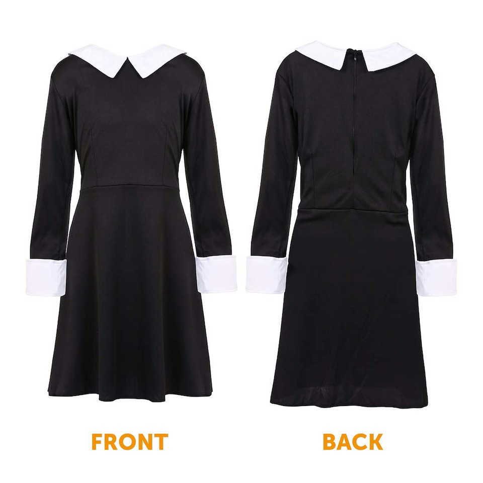 image 1 of Midweek Horror Dress Black | XL