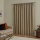 image 2 of furn. The Ultimate Velvet Blackout Pencil Pleat Curtain Pair, Mocha, (W)229x (D)183cm | Brown | Mocha | One Size