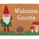 image 3 of Something Different Welcome Gnome Door Mat - Natural/Red/Green - One Size