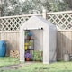 image 2 of Outsunny Greenhouse for Outdoor, Portable Gardening Plant Grow House w Shelf