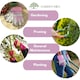image 8 of Marco Paul Pink Leather Gardening Gloves Pink
