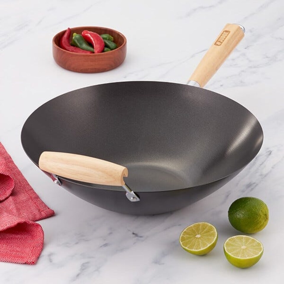 image 1 of Judge Essentials 33cm Non Stick Stir Fry Wok