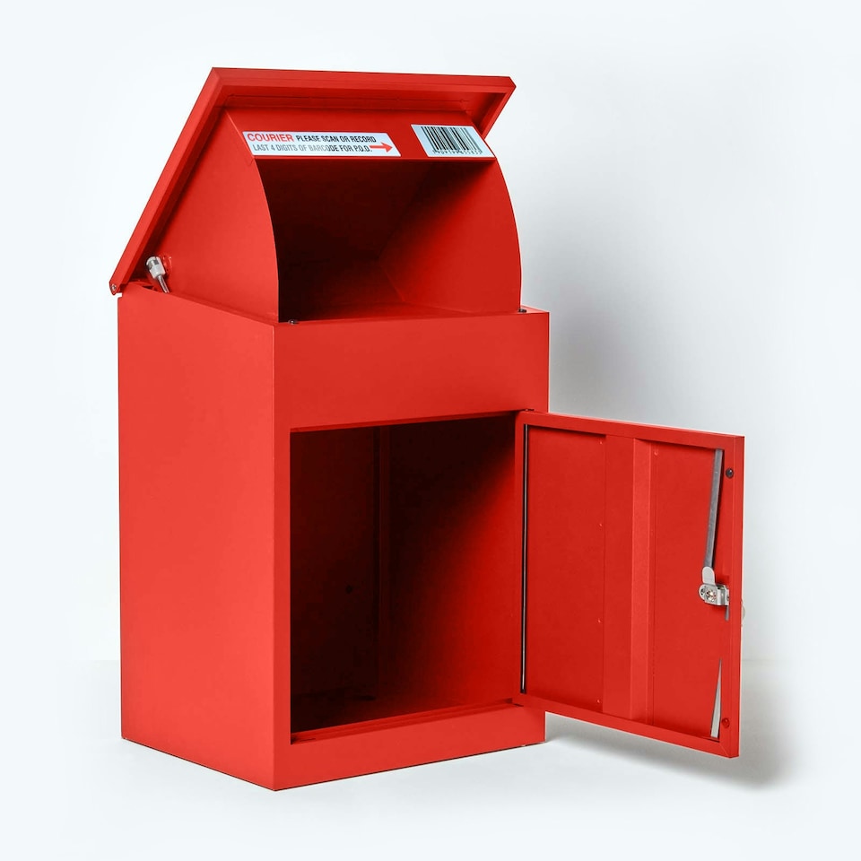 image 1 of SMART PARCEL BOX® Medium Front Access Red Red
