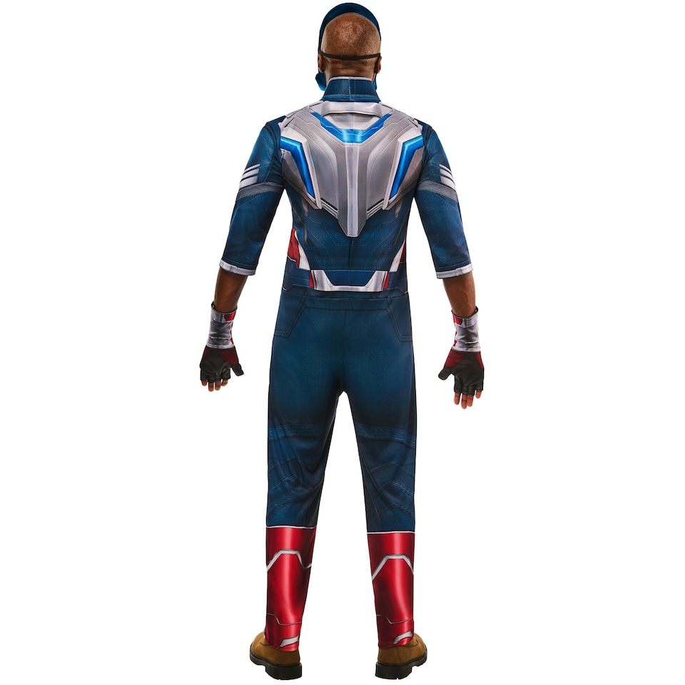 image 1 of Captain America: Brave New World Unisex Adult Deluxe Costume - Red/White/Blue - S S