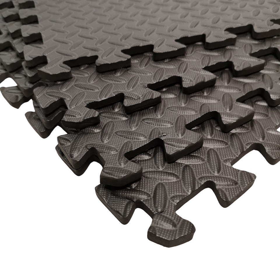 image 1 of Samuel Alexander 16 Piece EVA Foam Floor Protective Floor Tiles / Mats 60x60cm. Set Covers 5.76 sqm (62 sq ft)