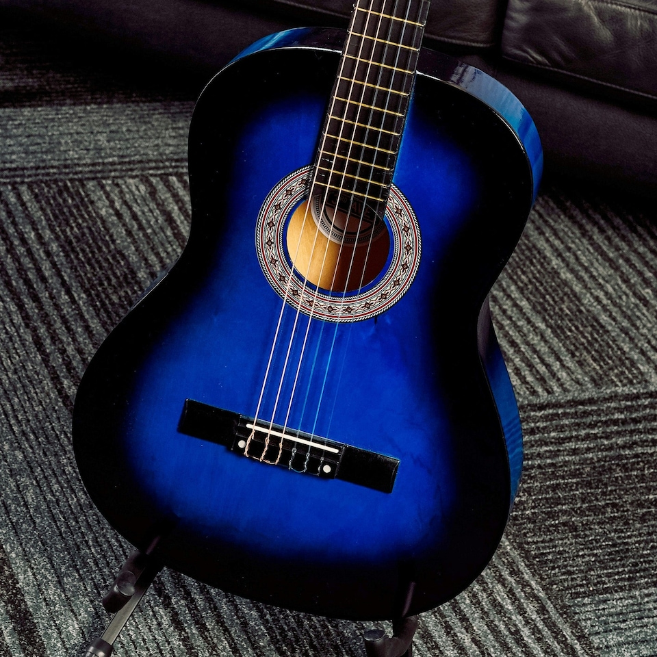 image 1 of 3rd Avenue Full Size Classical Guitar Pack Red