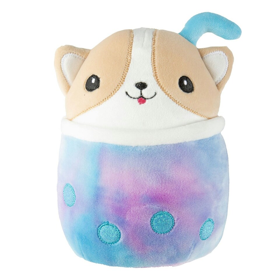 image 1 of Corgi Soft Toy Animal Plush Doggy Cuddly Soft Plushie 18cm Multi-Coloured