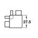 image 2 of FittingsCo, Gola C Profile External Corner Connector,Single Piece, Silver Anodised