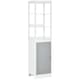 image 1 of kleankin Bathroom Tall Storage Cabinet Organizer Tower w/ Door Shelves White