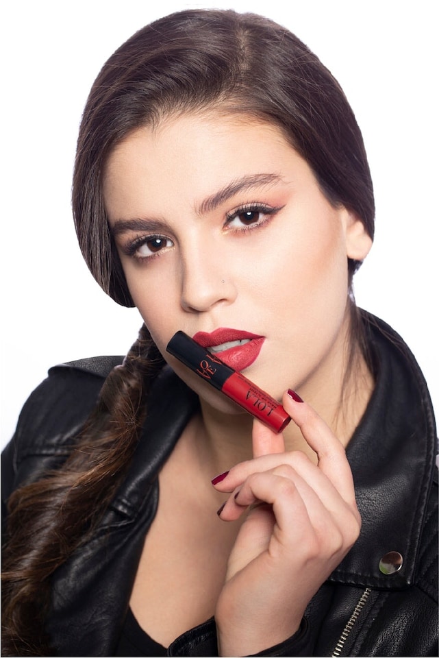 image 1 of MATTE LIQUID LIPSTICK LOVE COLLECTION | Multi | Strawberry Peck