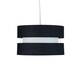 image 3 of Set of  2 Benni - Black 26cm Pendant Shades Black