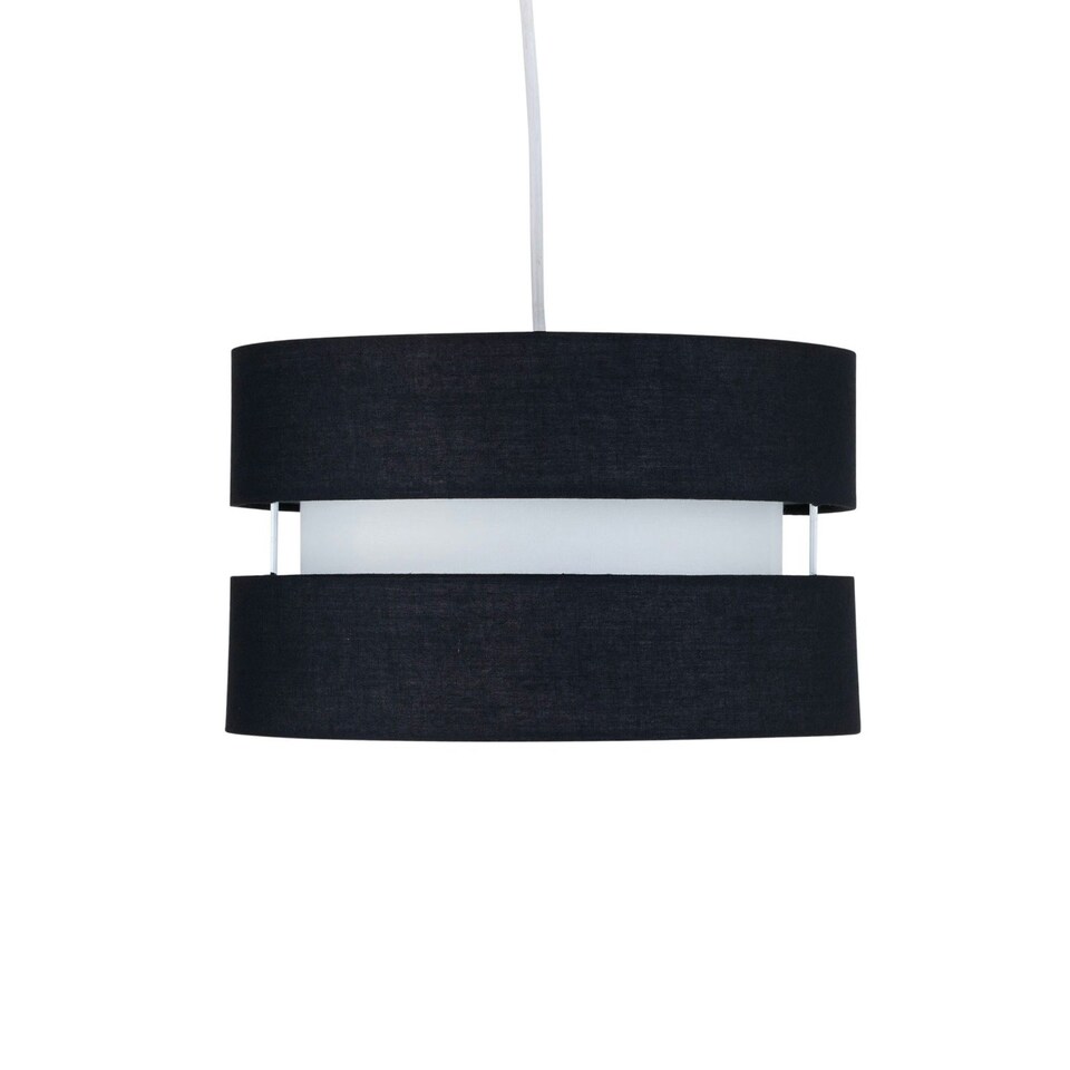 image 1 of Set of 2 Benni - Black 26cm Pendant Shades Black