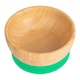 image 1 of Tiny Dining Children's Bamboo Suction Bowl - Green Green