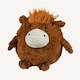 image 1 of Warmies Supersized Cushion, Highland Cow