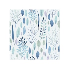 Winter Branches & Leaves Splash Back | White