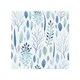 image 1 of Winter Branches & Leaves Splash Back | White