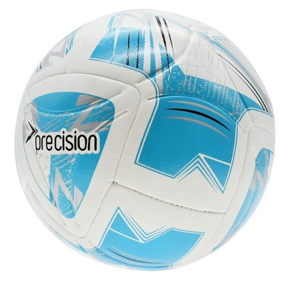 image 1 of Precision Rotario FIFA Quality Pro 2024 Match Football - White/Cyan/Black/Silver - 3