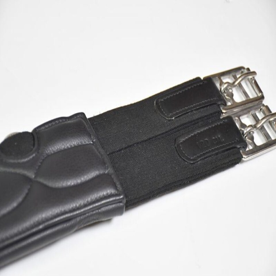 image 1 of Rhinegold Pro Contoured Leather Girth Black | Colour: Black
Size: 42 Inch