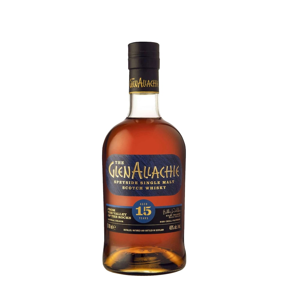 GlenAllachie 15 Year Old | Clear | mahogany | 700 - Tesco Groceries