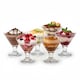 image 8 of Ice Ville Classic Footed Ice Cream Bowls Glass Sundae Dessert Cups Set Barware | Clear | Set of 6
