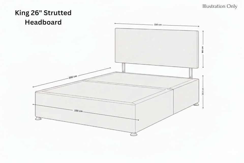image 1 of Sloomy Alabama Pink Plush Divan Bed Base No Drawers With 26 Inch Strutted Headboard | Pink | Pink | King | 1