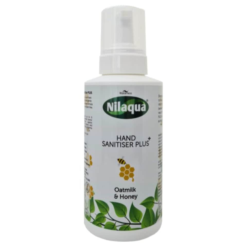 image 1 of Nilaqua Oatmilk & Honey Alcohol Free Hand Sanitiser 500ml
