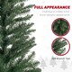 image 5 of HOMCOM 6 Foot Artificial Pencil Christmas Tree with  Branches, Green