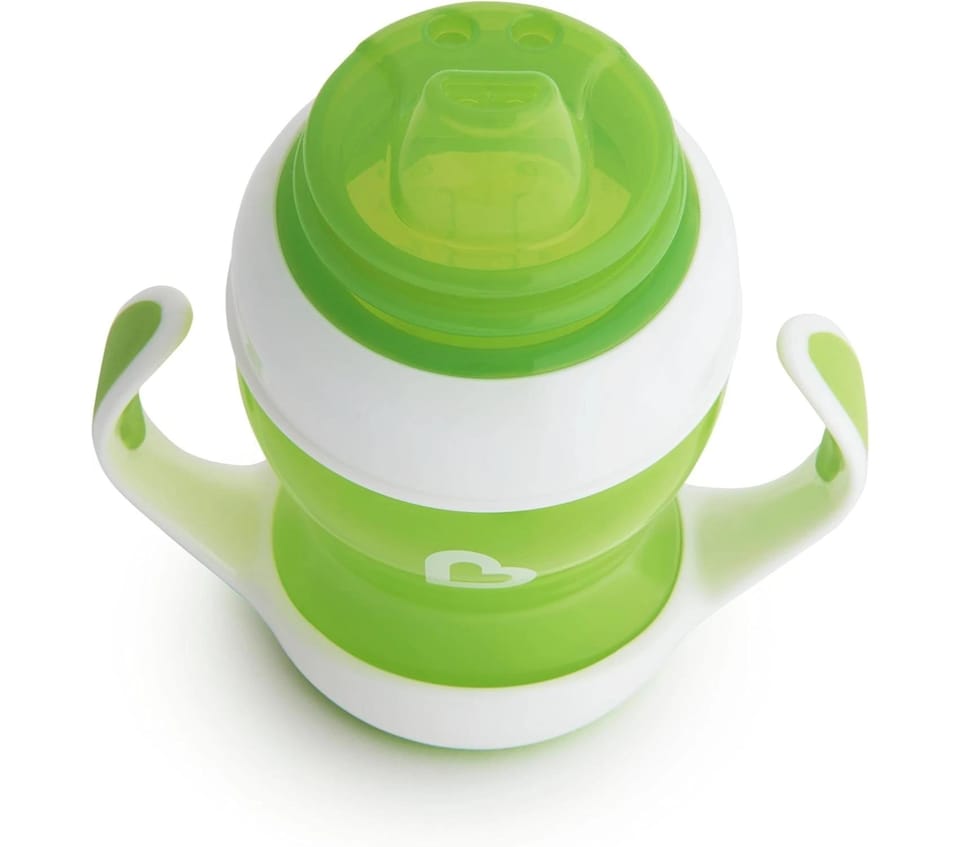 image 1 of Munchkin Baby Drinking Drink Trainer Gentle Transition Cup 125ml Green 4m+