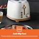 image 10 of GEEPAS 2 Slice Toaster NordiQ Design,850W Cream