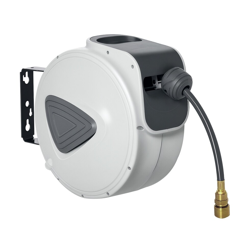 image 1 of DURHAND Retractable Air Hose Reel Auto Self Winding Wall Mounted