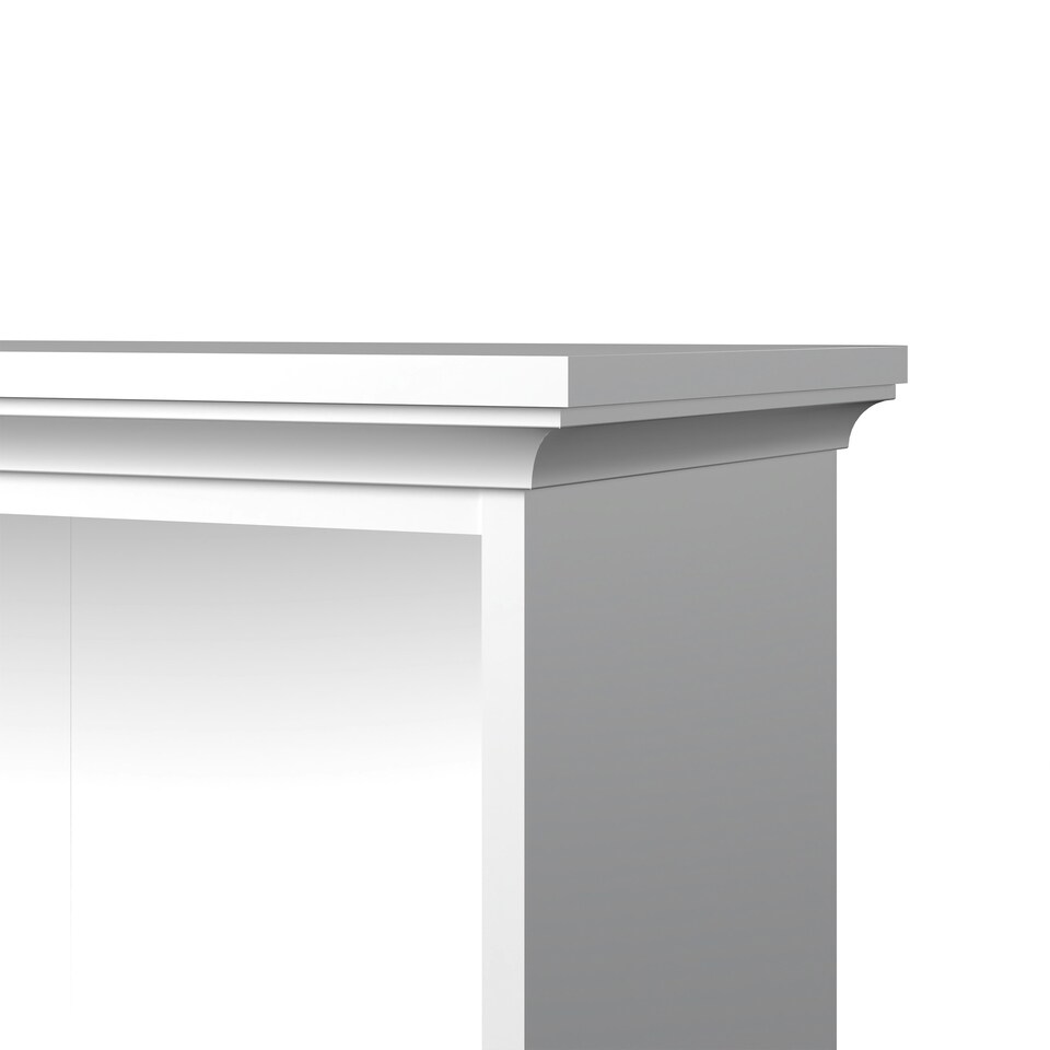 image 1 of Paris Low Bookcase in White