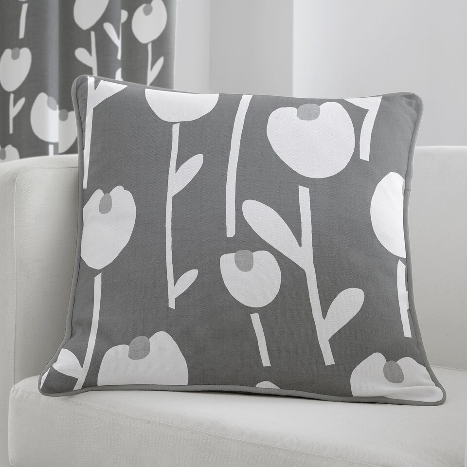 image 1 of Fusion Alabar Cushion Cover Grey