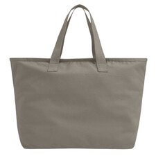 Westford Mill Cotton Heavy Duty Tote Bag | Grey | Mushroom | One Size | 1