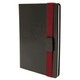 image 1 of West Ham United FC Premium Banded Faux Leather Notebook - Maroon/Black - One Size