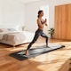 image 2 of HOMCOM 6FT Foldable Gymnastics Mat, Tri-Fold 2" Thick Crash Mat, Grey