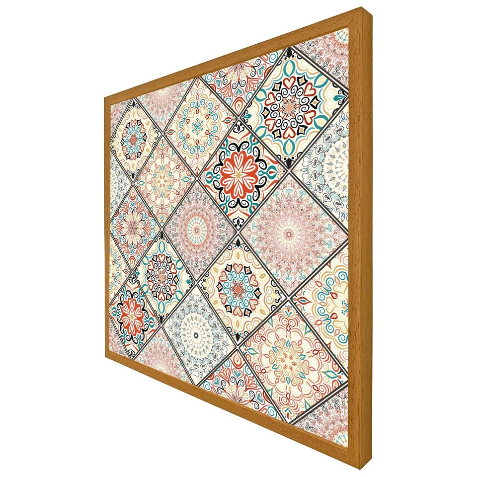 image 1 of Luxury oriental tile (Picutre Frame) Brown | XL