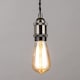 image 3 of BHS Industrial Style Black Cable Ceiling Pendant | Grey | Antique Pewter | 1