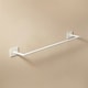 image 2 of Cosmic Wall Mounted Hand Towel Rail with Stainless Steel Chrome Finish 30 cm