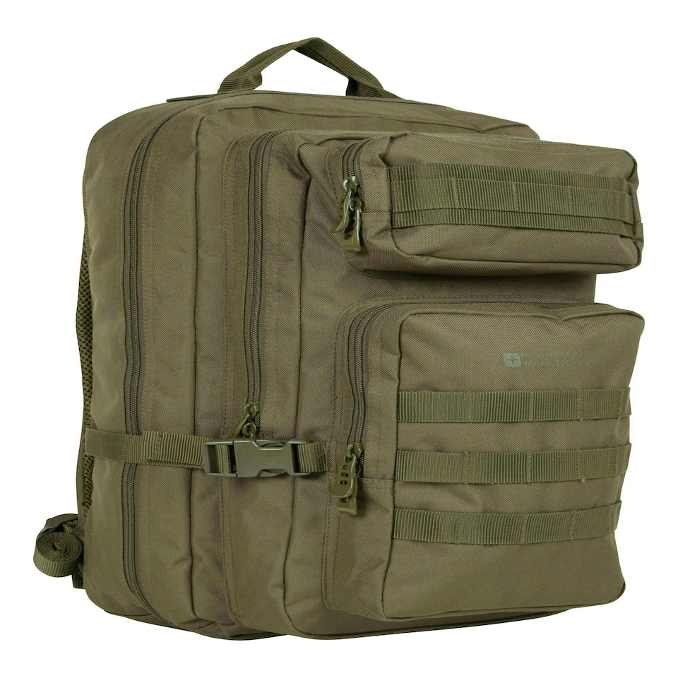 image 1 of Mountain Warehouse Legion Backpack Comfortable Everyday Rucksack Laptop Bag Green | Khaki