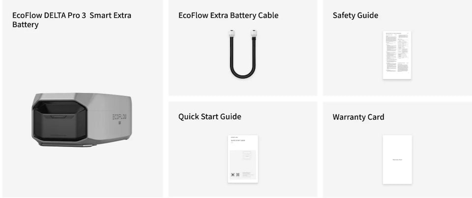 image 1 of EcoFlow Delta Pro 3 Extra Battery with 4kw capacity