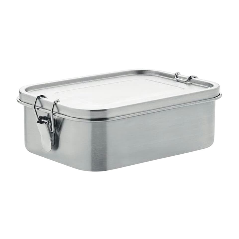 image 1 of MidOcean Sao Stainless Steel Lunch Box - Matt Silver - One Size