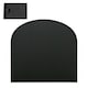 image 3 of The Arcus - Black Metal Framed Arched Wall Mirror 39" X 27" (100CM X 70CM). Suitable for Inside and Outside! Black