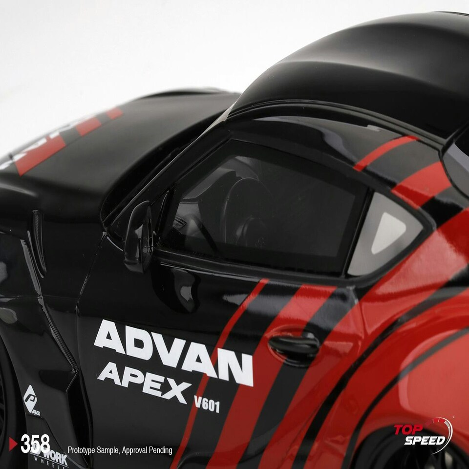 image 1 of Pandem Toyota GR Supra V1.0 ADVAN Sema 2019 TSM 1:18 TS0358