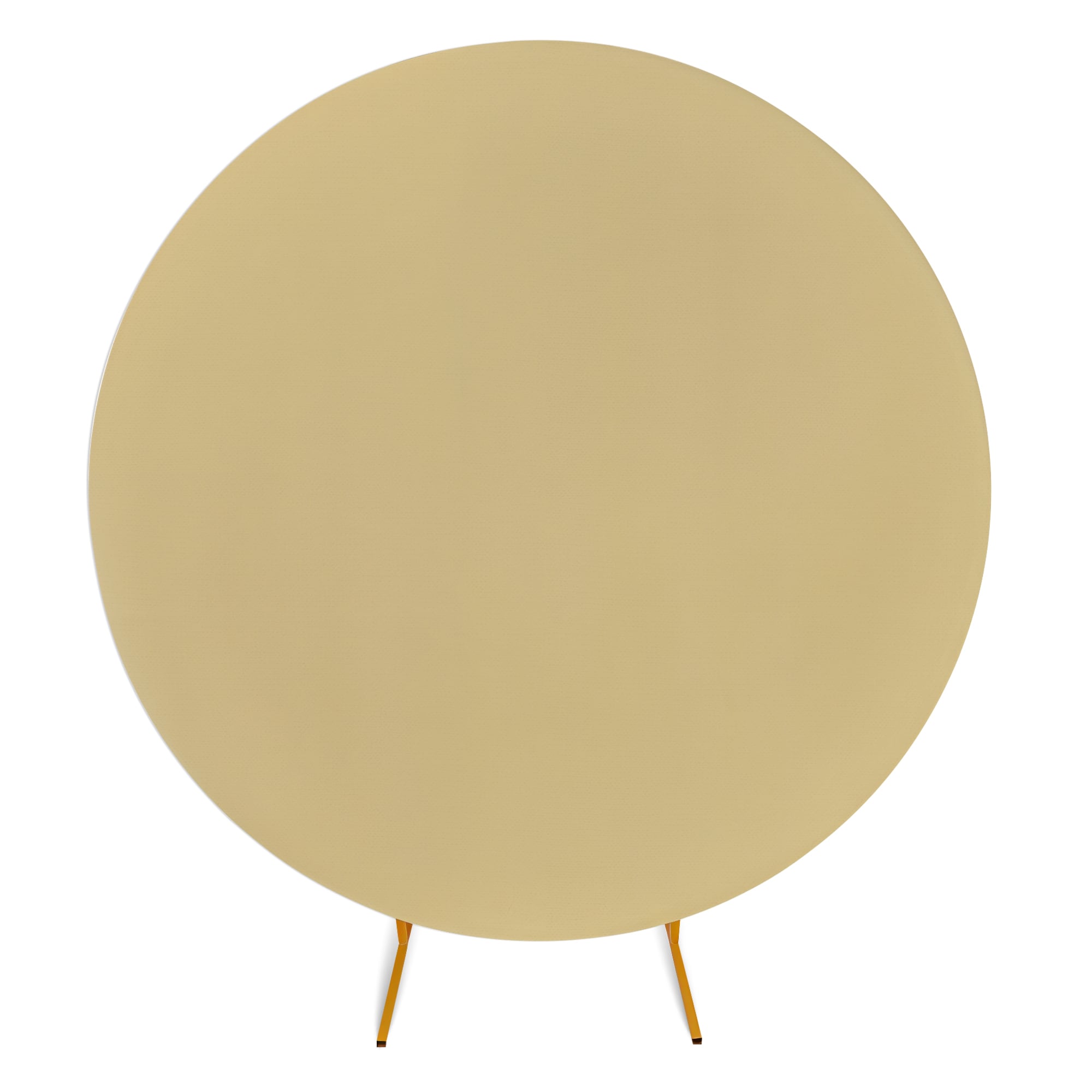 Neel Blue Round Arch Backdrop Cover Spandex Wrinkle-Resistant Circle Arch Stand Cover - 150cm in Ivory