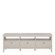 image 2 of Madrid TV Unit 3 Drawers in Cashmere | Grey | Cashmere | One Size | 1