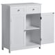 image 9 of Bath Vida Priano 2 Drawer 2 Door Freestanding Bathroom Cabinet, White