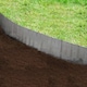 image 4 of Pack of 10 x 10m Galvanised Wavy Lawn Edging Rolls in Silver Silver