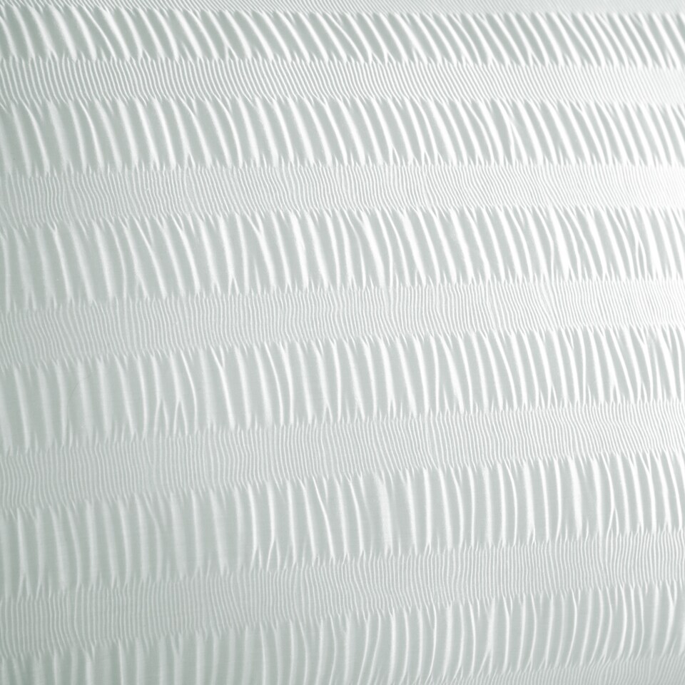 image 1 of Serene Honley Seersucker Duvet Cover Set Duck Egg