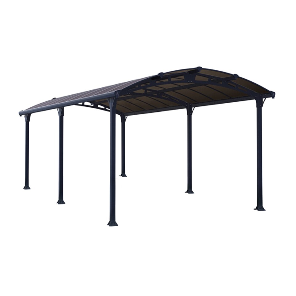 image 1 of Arcadia Carport 6400 - Polycarbonate - L649 x W359 x H242 cm - Grey | Grey
